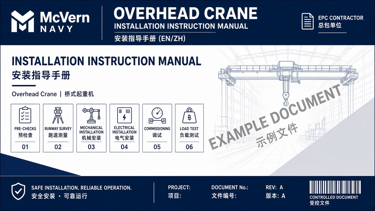 EXAMPLE Installation Instruction Manual template