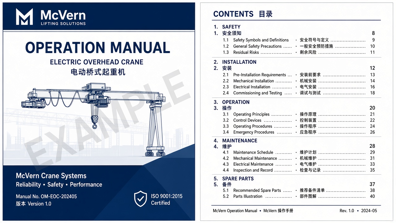 EXAMPLE Operation Manual template