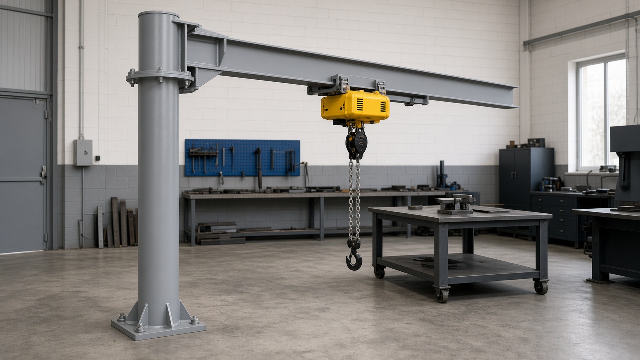 Jib crane illustration